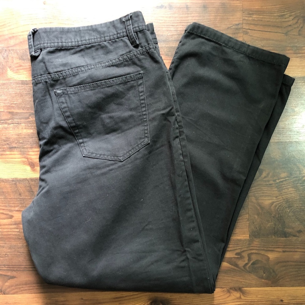 Weatherproof Black Chino Pants 36x30